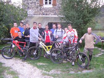 Le jour de l'inauguration de la piste.